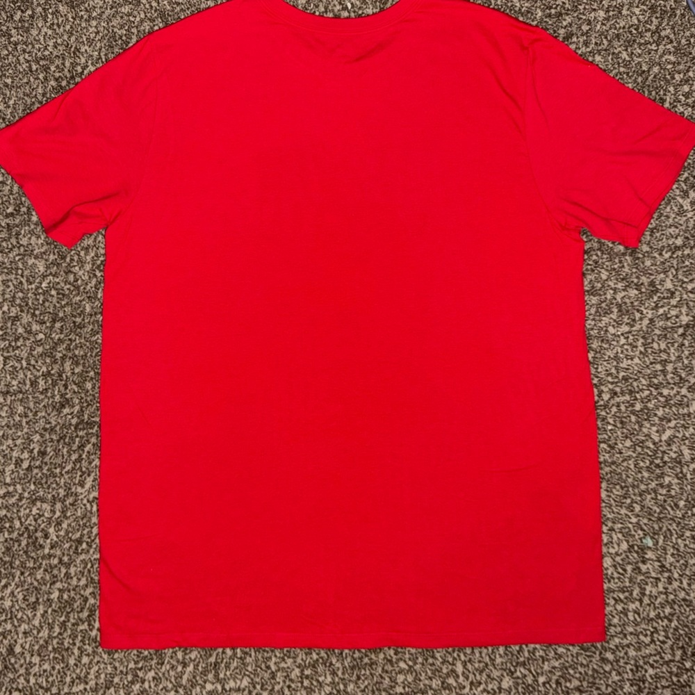 Nike Red Athletic Cut Tee - Picture 2 of 4